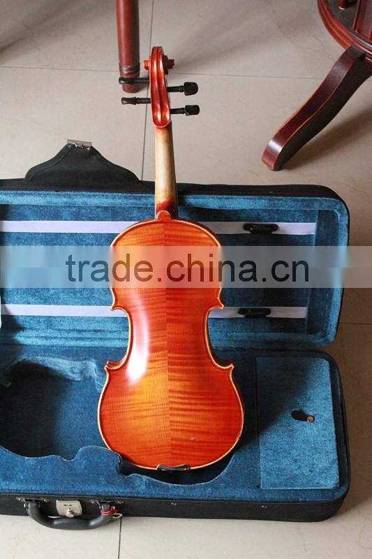 (FV-10E) natural flame violin handmade violin
