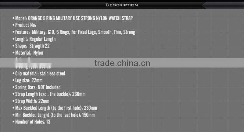 Infantry Luxury Zulu 22mm Army Green Nylon Watch bands