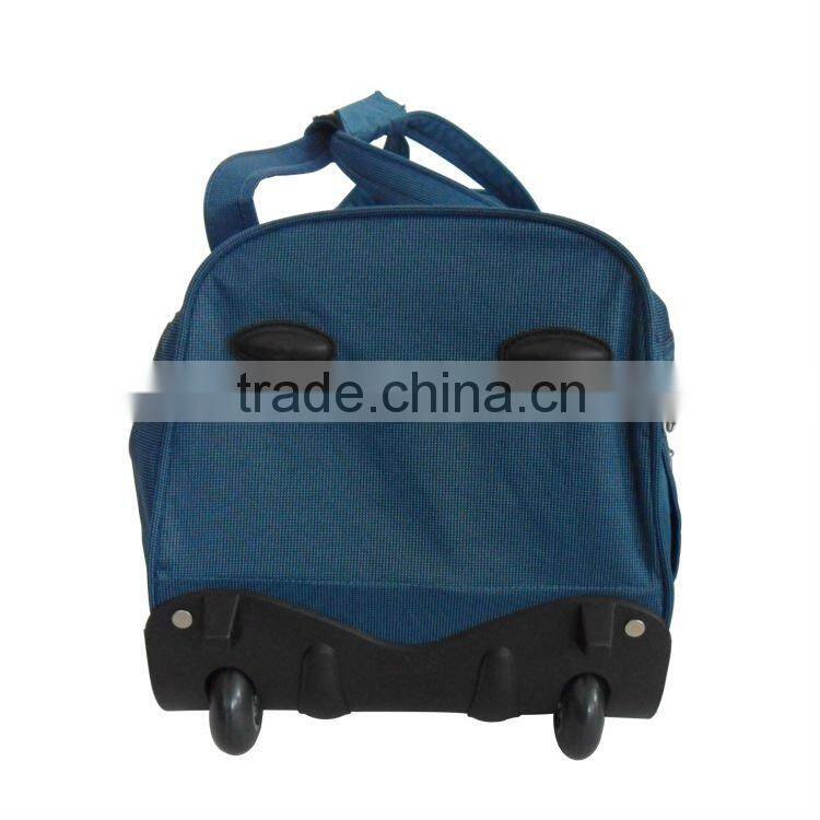 2014 china factory trolley case High Quality Duffel Bag With Trolley/Trolley Travel Bag/Travel Trolley Luggage Bag
