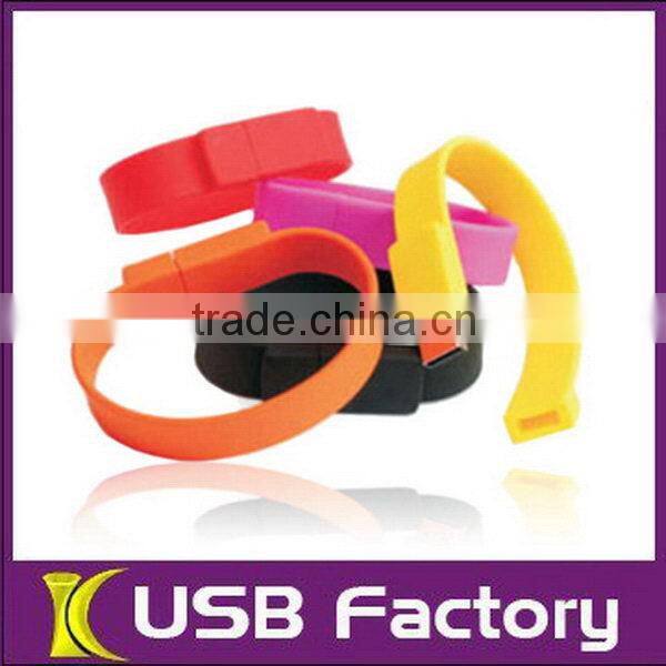 In stock usb flash drive bracelet usb drive 64GB