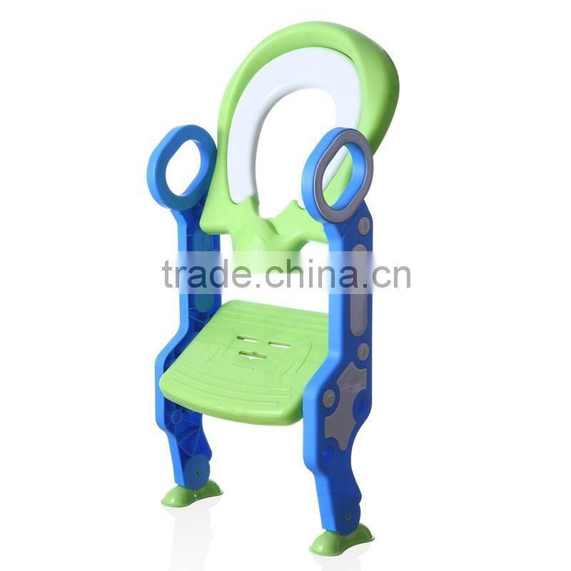 Children potty trainer plastic portable toilet seat/kids step toilet seat