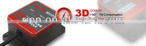 90 Degrees Tilt Compensated 3D Electronic Compass Sensor Heading Measuring