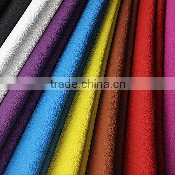 Embossed PU leather for car cover material usage , no bad smell