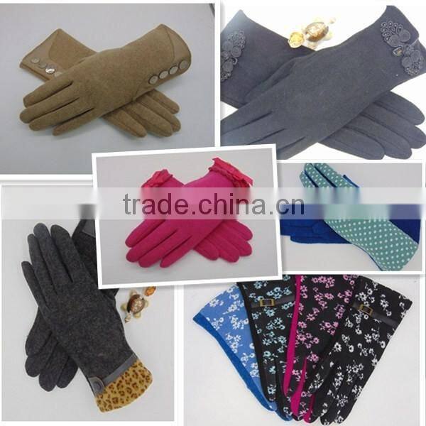 Smart Touch Screen Cashmere Glove For Ladies