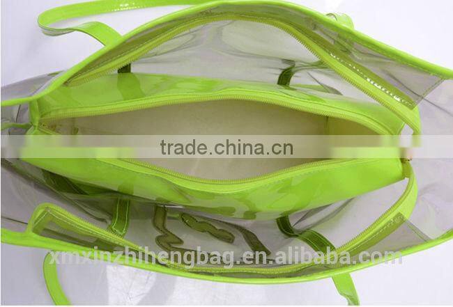 2014 transparent candy-colored transparent handbag