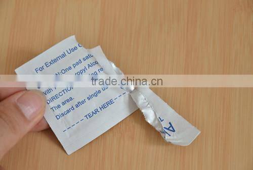 Isopropyl alcohol pad,alcohol pre pad