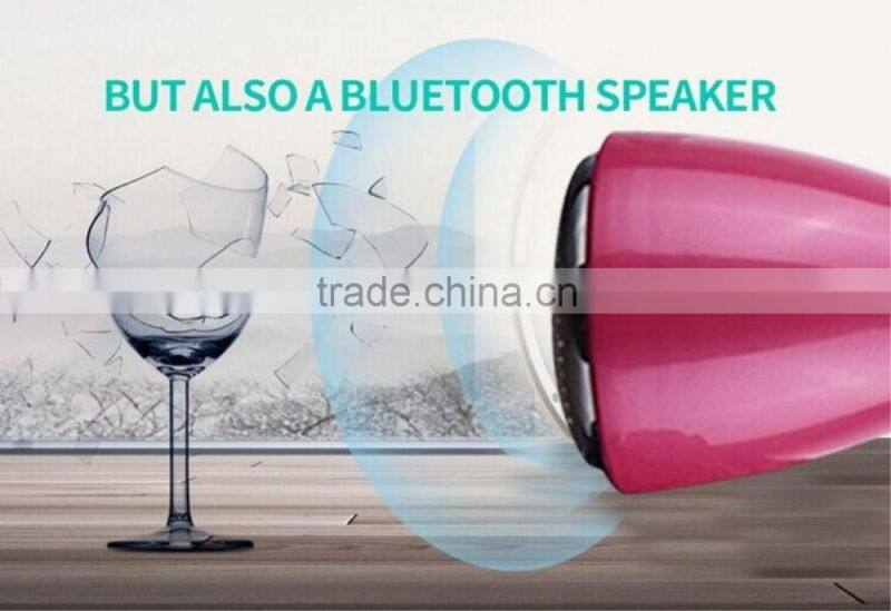 2016 newest wireless mini microphone portable speaker + Bluetooth outdoor KTV karaoke Player