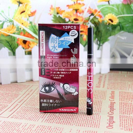 Yanqina waterproof delicate liquid eyeliner pen comestics eyeliner pencil