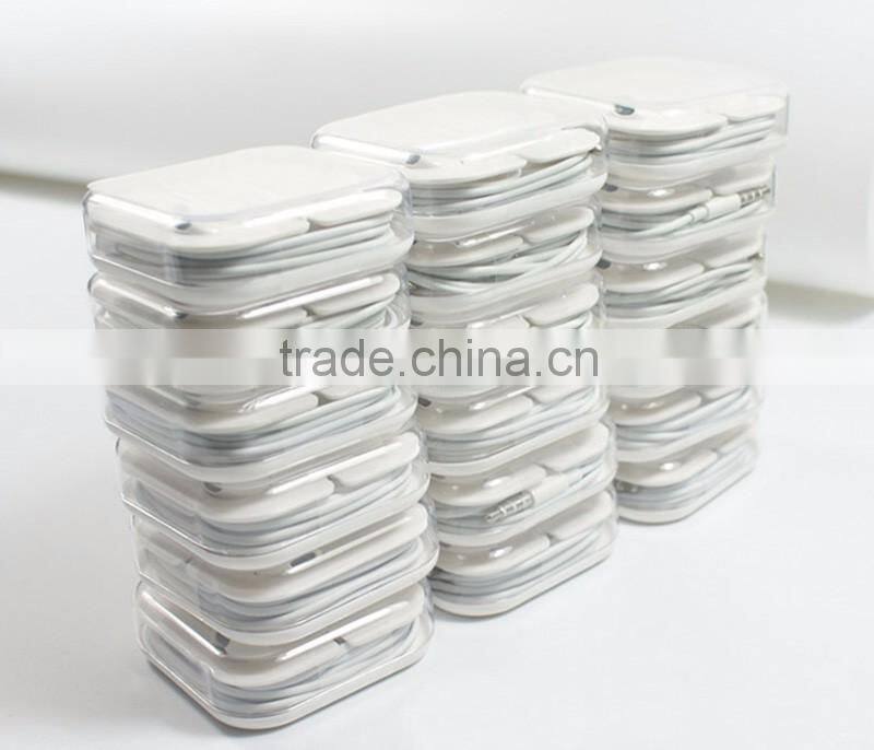 Original Quality OEM Earphone with Microphone Noise Cancelling Stereo Headphone China Cheap Headset for iPhone 5 6/6S 7/7s