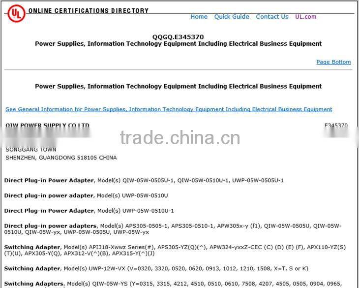 Battery Charger KTEC/GME 18W 9V 2A UL/cUL/PSE/FCC/CEC/BSMI/GS/CE/ERP/SAA/C-TICK/MEPS/CCC