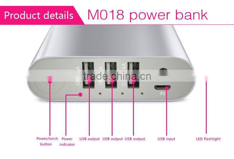 Hot selling Power Bank for Online Shopping 10000mAh Portable Xiaomi Power Bank for iPhone 6, Samsum Galaxy S6