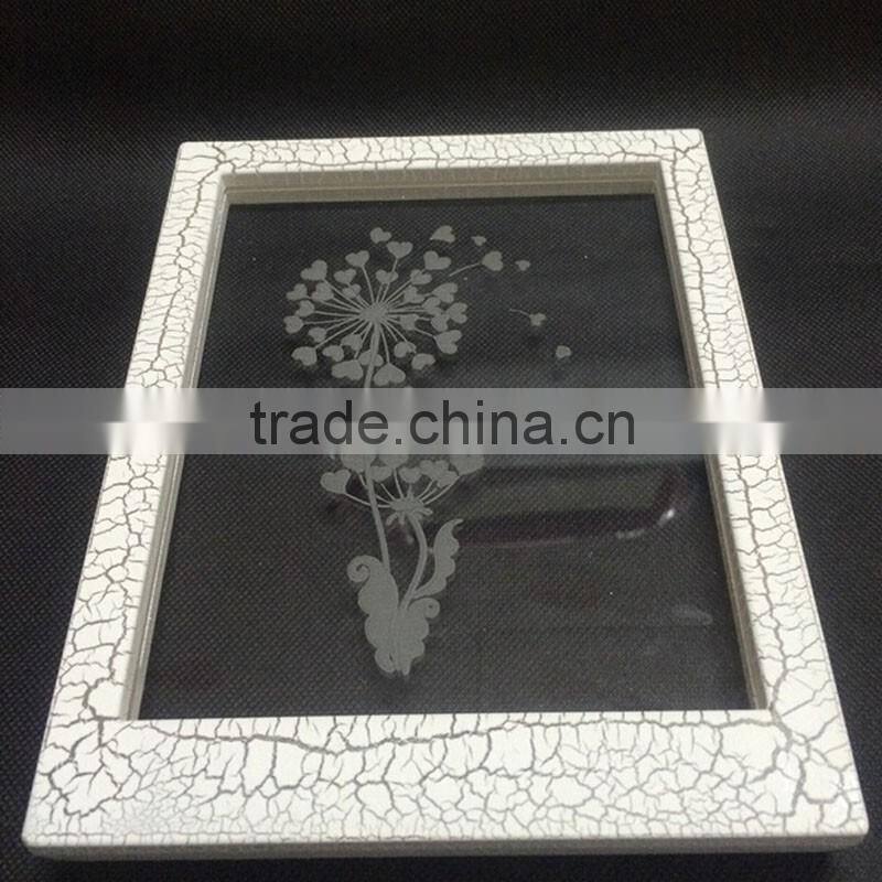 Valentine's Day Gift 3D Photo Frame LED 7 Colors Flashing Flower Desk Night Light