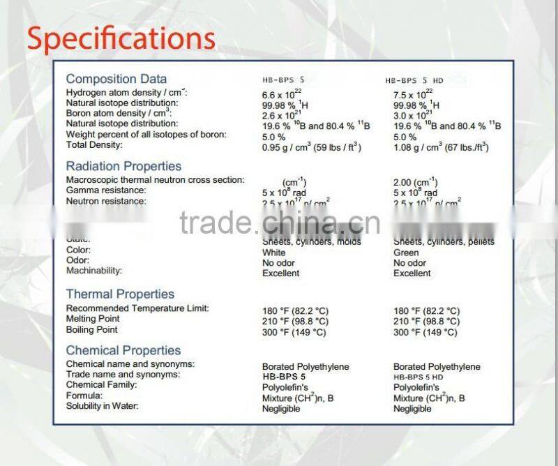 strong flexible plastic sheets/wear resistant hdpe sheets/super slippery hdpe boards