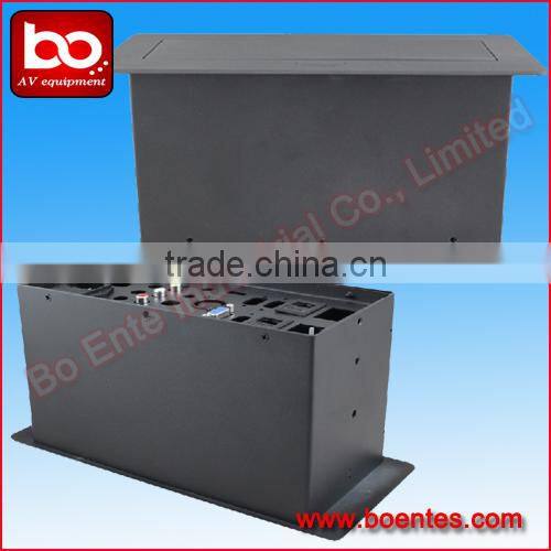 Customized Pop Up Desktop Socket with Audio Video for Indonesian Market