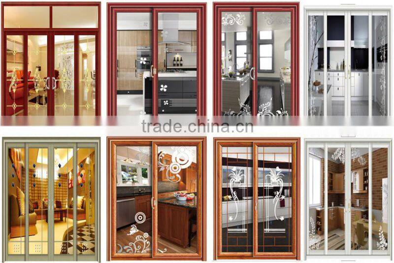 modern aluminum door for bathroom frosted glass interior doors