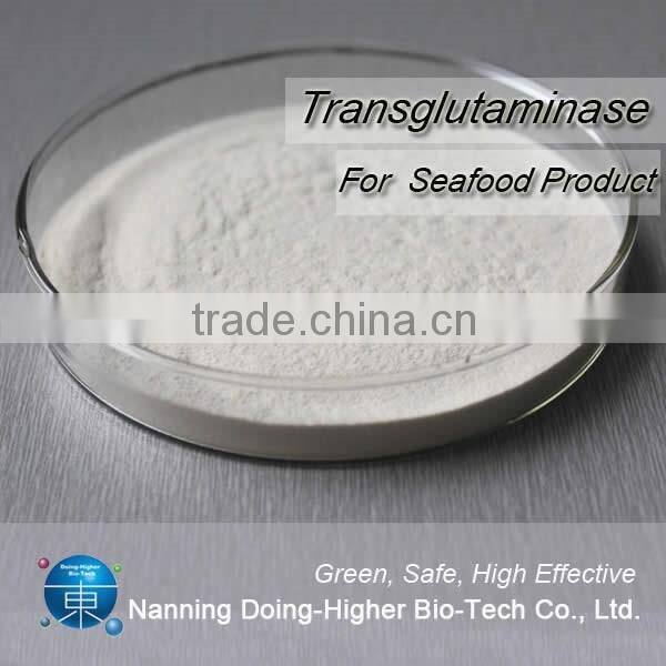 Food additive transglutaminase meat binder