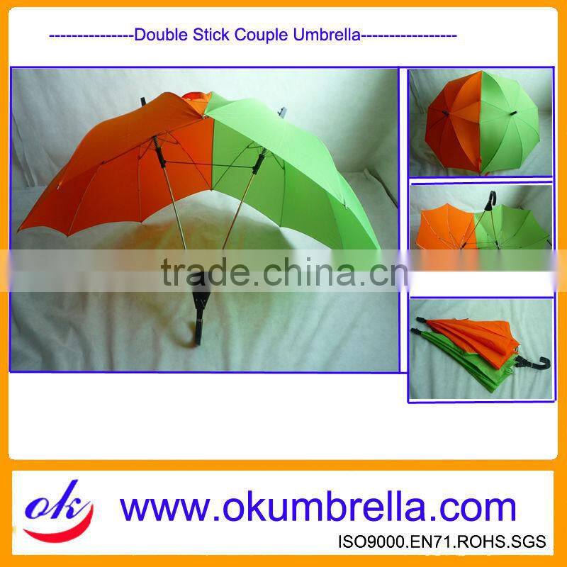 Umbrella For Two People Custom Logo Straight Umbrella