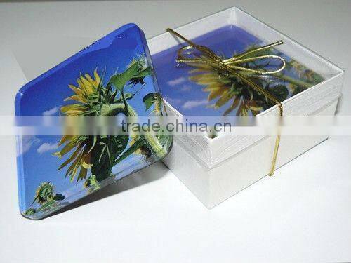 custom acrylic photo coaster