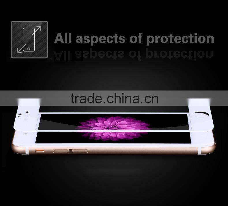 full body invisible tempered glass protective film for Iphone 6, 0.2mm 0.33mm toughened glass film screen protector for apple 6