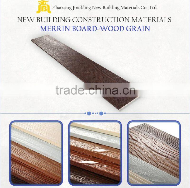 Professional Manufacturer wood grain fiber cement wall cladding