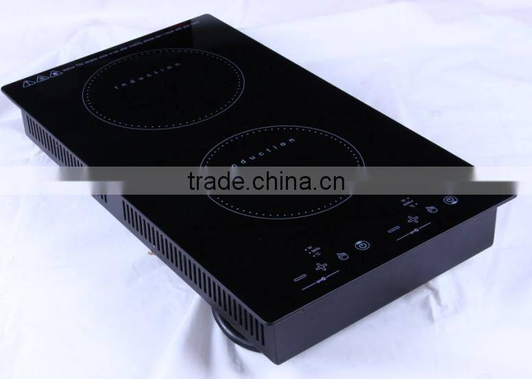 110v ETL certificate Chinese black crystal panel Timer function induction cooker