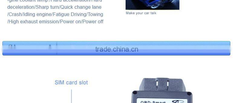 3G OBD GPS tracker can support WCDMA/CDMA200 with J1939/J1708 protocol communication