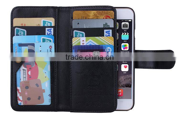 Wholesale Cell Phone Case For iP 6/Wallet Leather Cell Phone Case