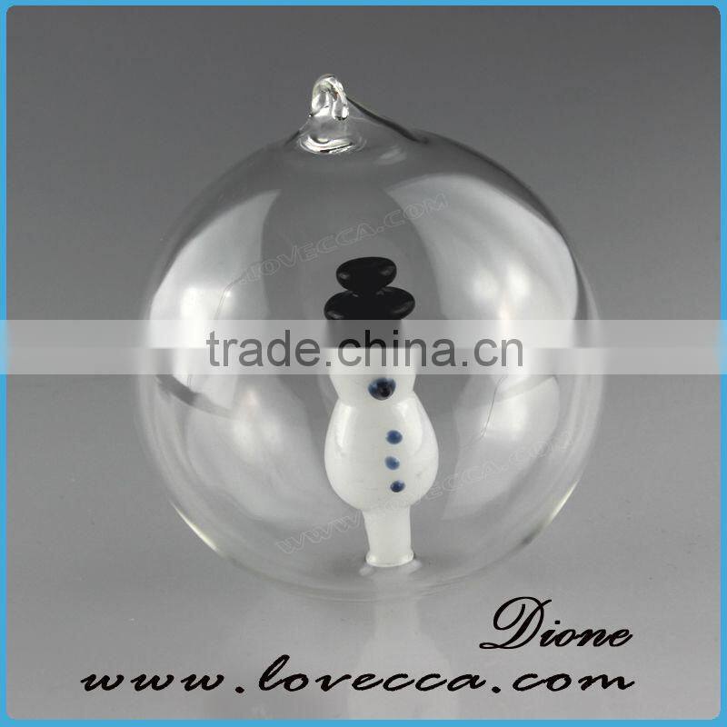 latest fashion clear glass Christmas balls wholesale