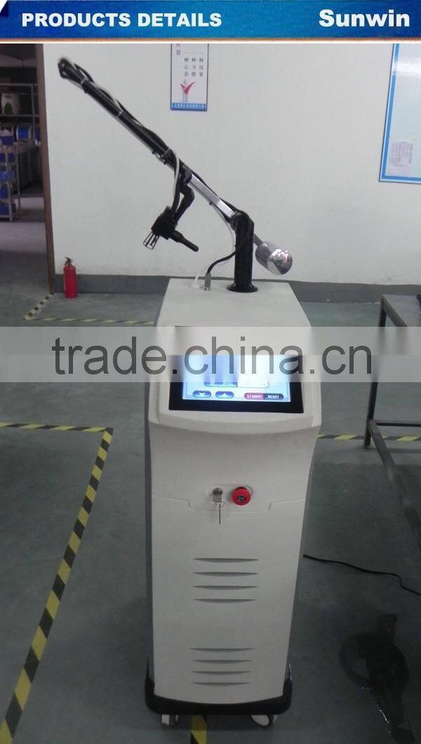 2016 hot sale laser skin renewing , skin rejuvenation, RF fractional CO2 laser dermabrasion