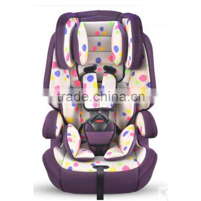 car seat with child