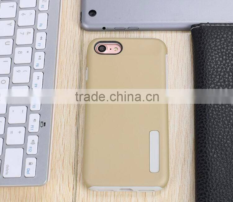 full covered pc+tpu case for iphone 7/7 plus 2 in 1 case for iphone 7 shock proof promotion case