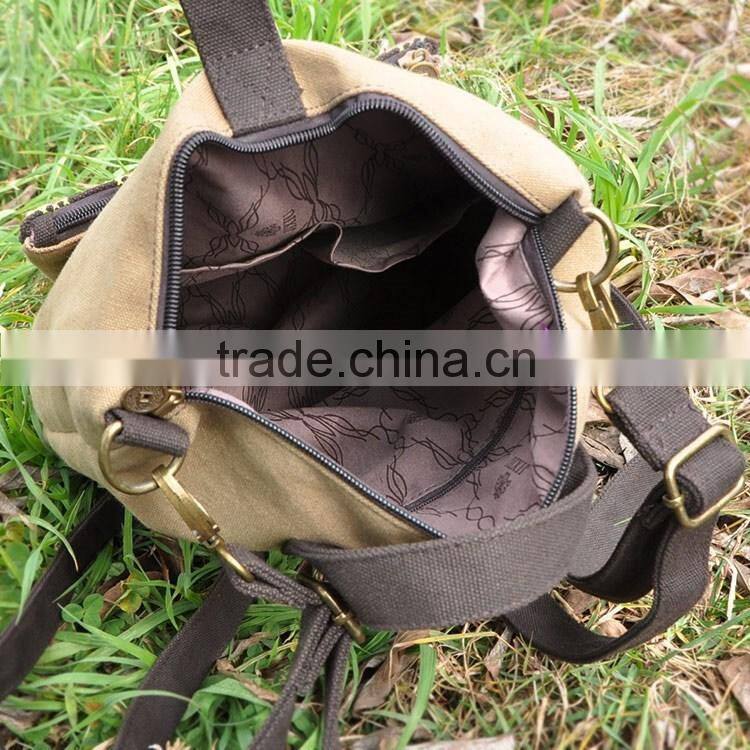 China alibaba jx brand backpack with pocket bag,custom canvas backpack, canvas and ethnic embroidery backpack
