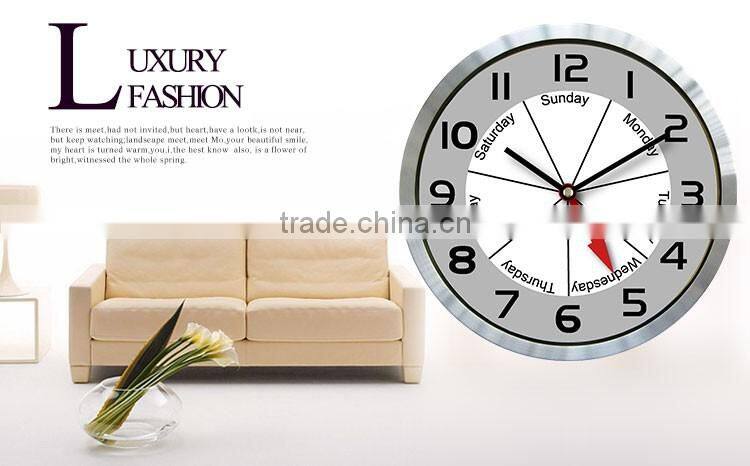 Aluminium station wall clock