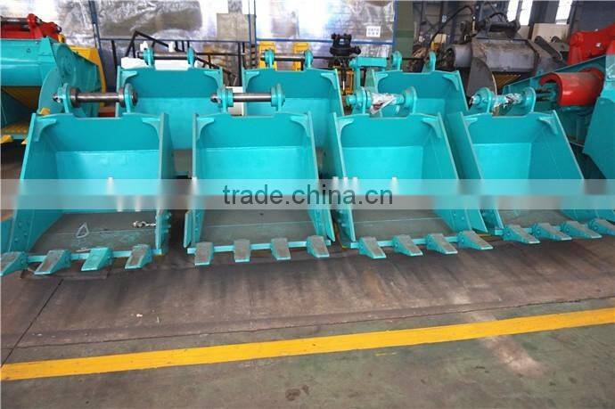 Customized PC650LC-8R/PC650LCLSE-8R Excavator Standard bucket, PC650 Excavator Wearable Bucket 3.1/3.5M3 for sale