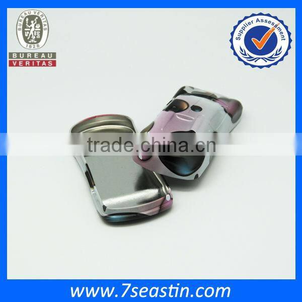 Special car shape aluminum sweets metal tin box candy tins for kids