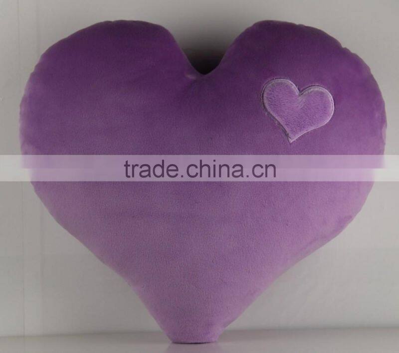 colorful Plush heart shaped Pillows for wedding gift and valentine's day