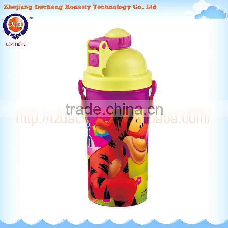 Environmentally Friendly Material sport water bottle plastic, Cartoon Food Grade PP 3D Plastic Water Bottle