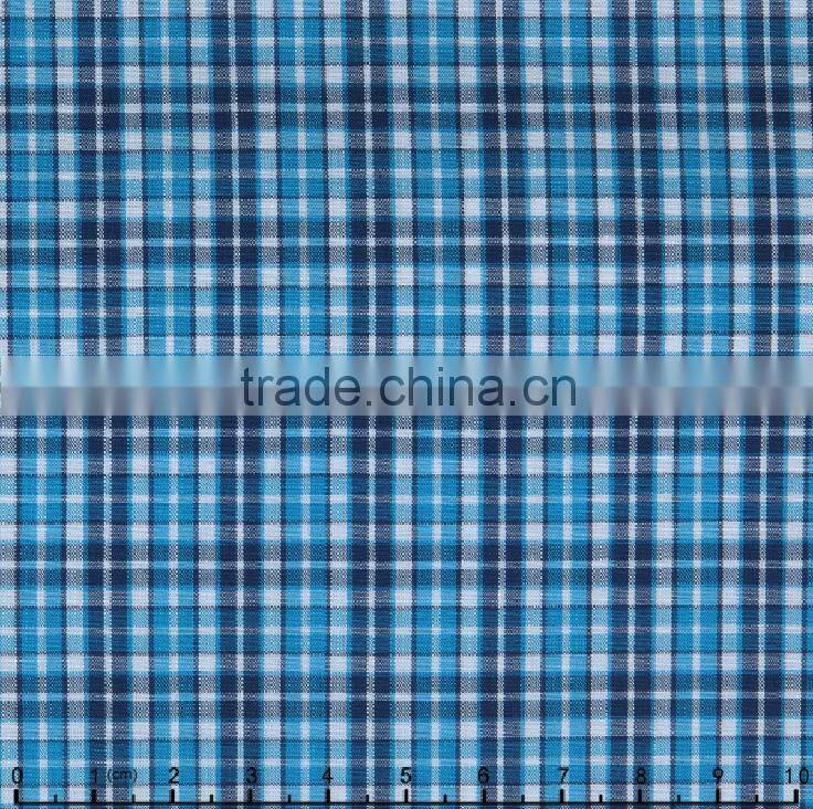 James 100% Cotton Yarn Dyed Fashion Plain Check poplin Shirting Fabric series one