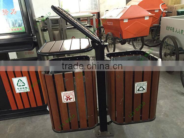 High transparent color garden trash bin