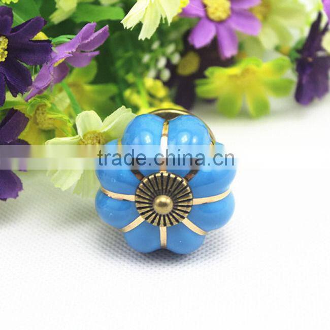 Foshan Manufacturer 2016-2017 furniture hardware kitchen cabinet ceramic knobs