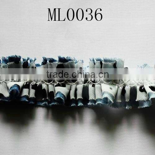printed elastic Chevron elastic lace trim Wholesale