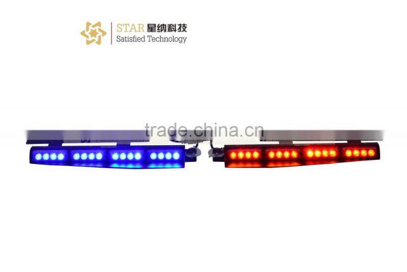 1W*32 led (32W)waterproof strobe led light bar led visor deck dash light XN-248B