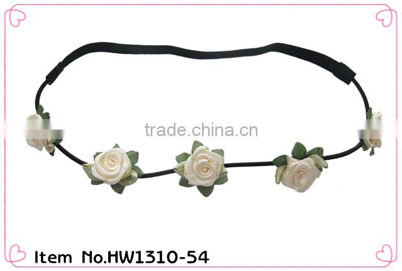 summer girls crochet flowers headwrap