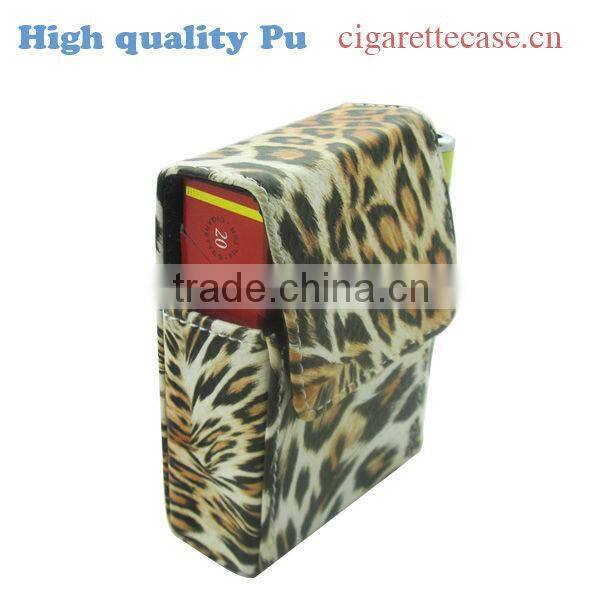sunny pu leather cigarette case cigarette holder leather pouch for cigarette pack