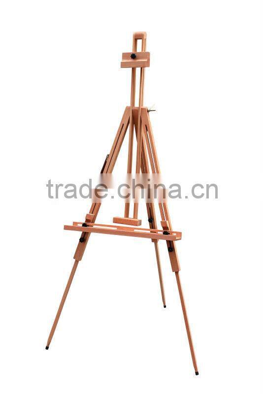 in stock 88*56*164cm beech wood triangular easel stand