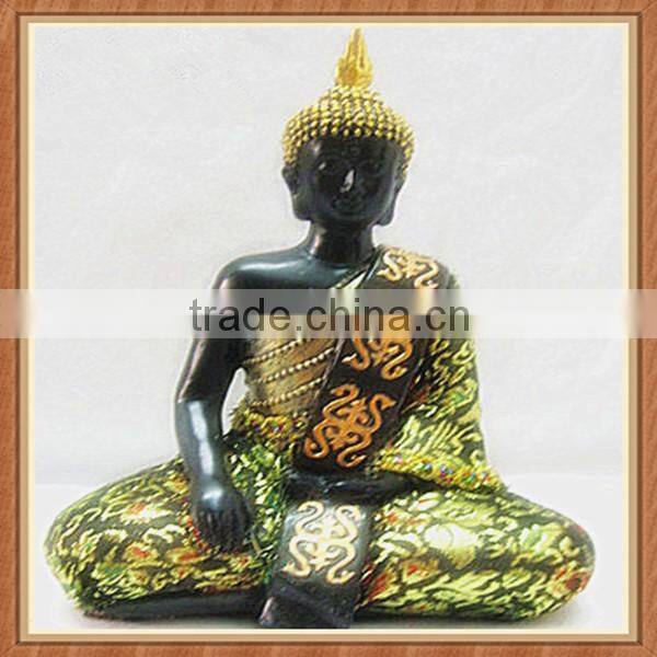 Resin Sitting and Closing Eyes Hindu God Craft for Home Decoration