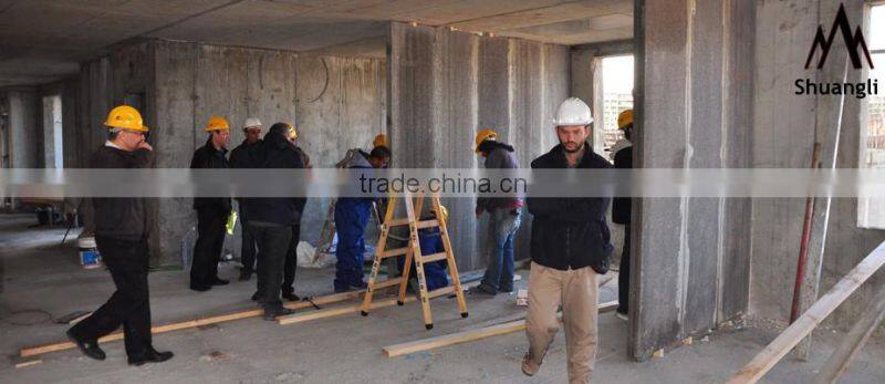 Shuangli lightweight precast concrete hollow core slab molding machine; prestressed hollow core wall panel extruder