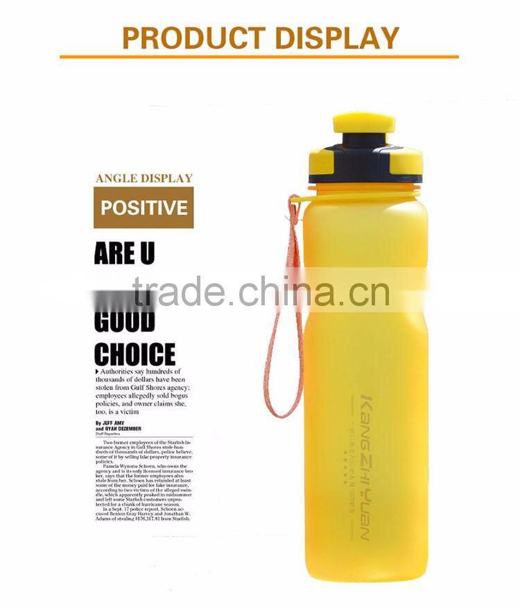 1000ml Plastic Sports Water Bottle Reusable Drinking Cups Manufacturer