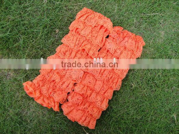 fashion design lace Halloween leg warmer for baby girls