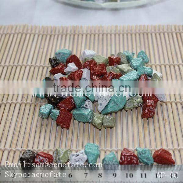 multi colored chocolate stone shaped